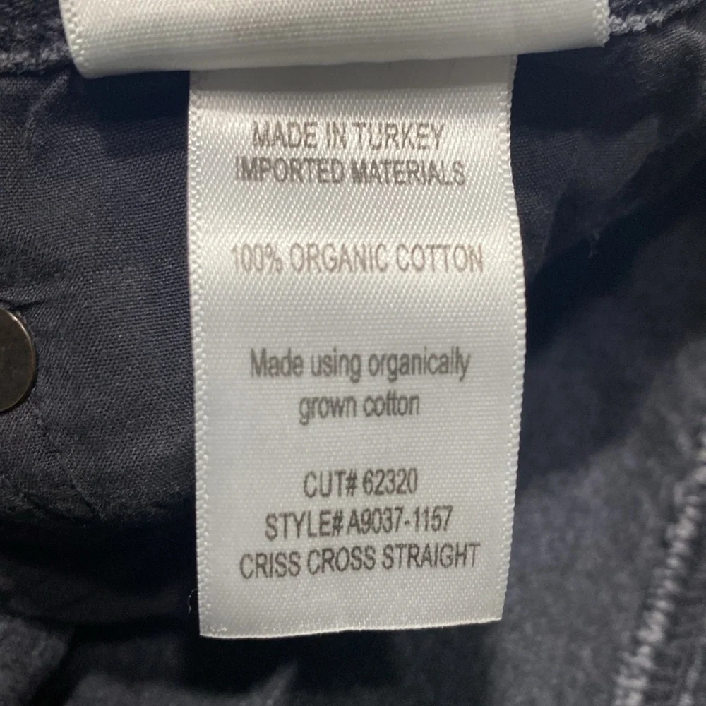 Agolde Criss Cross Straight Jeans